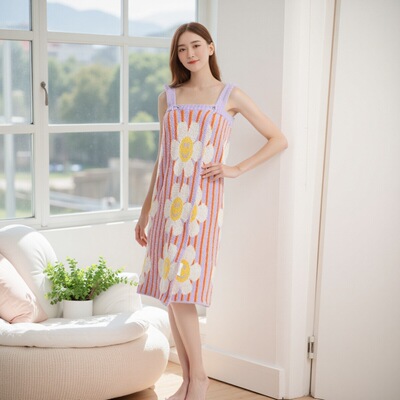 Uncle炸弹家居秋冬新款浴裙