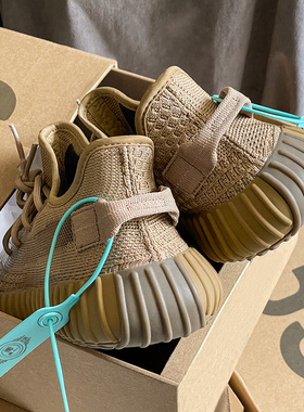 大王椰子鞋350地球棕莆田旗舰店男女款运动休闲鞋潮OG YEEZY