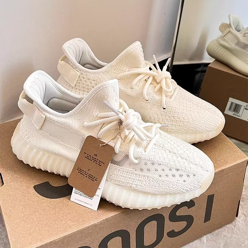 椰子350纯白室内运动健身必备