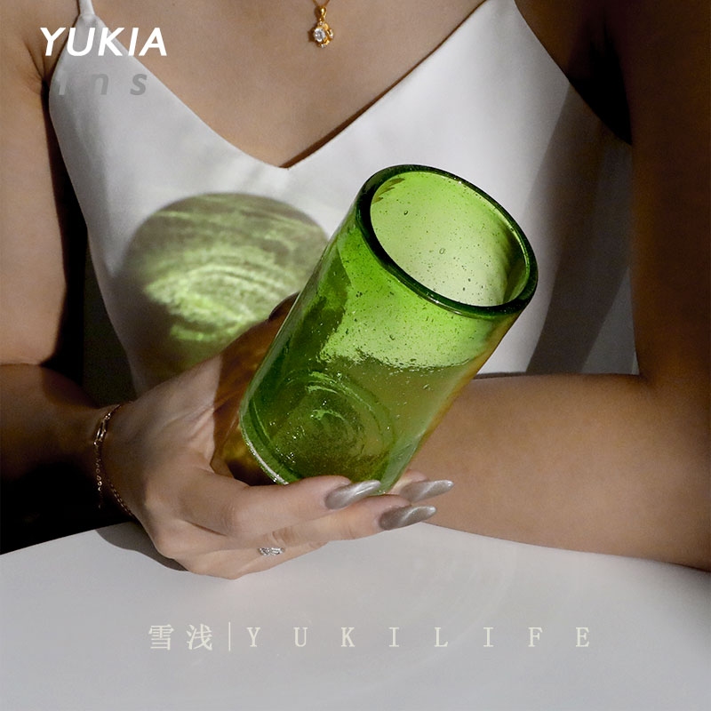 中古vintage日式酒杯啤酒握手杯