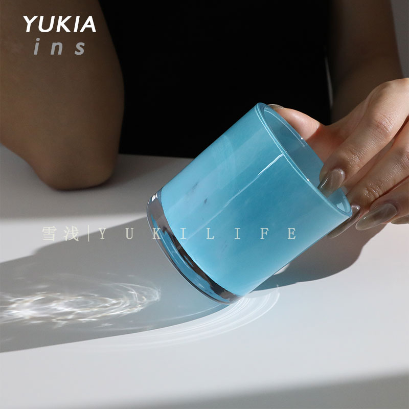 中古国潮硝子茶杯酒杯