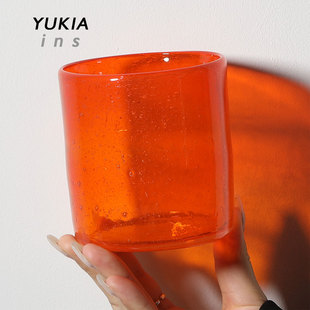 {太阳曜变 能量}VINTAGE中古玻璃杯酒杯气泡杯子1980 带给你爆发