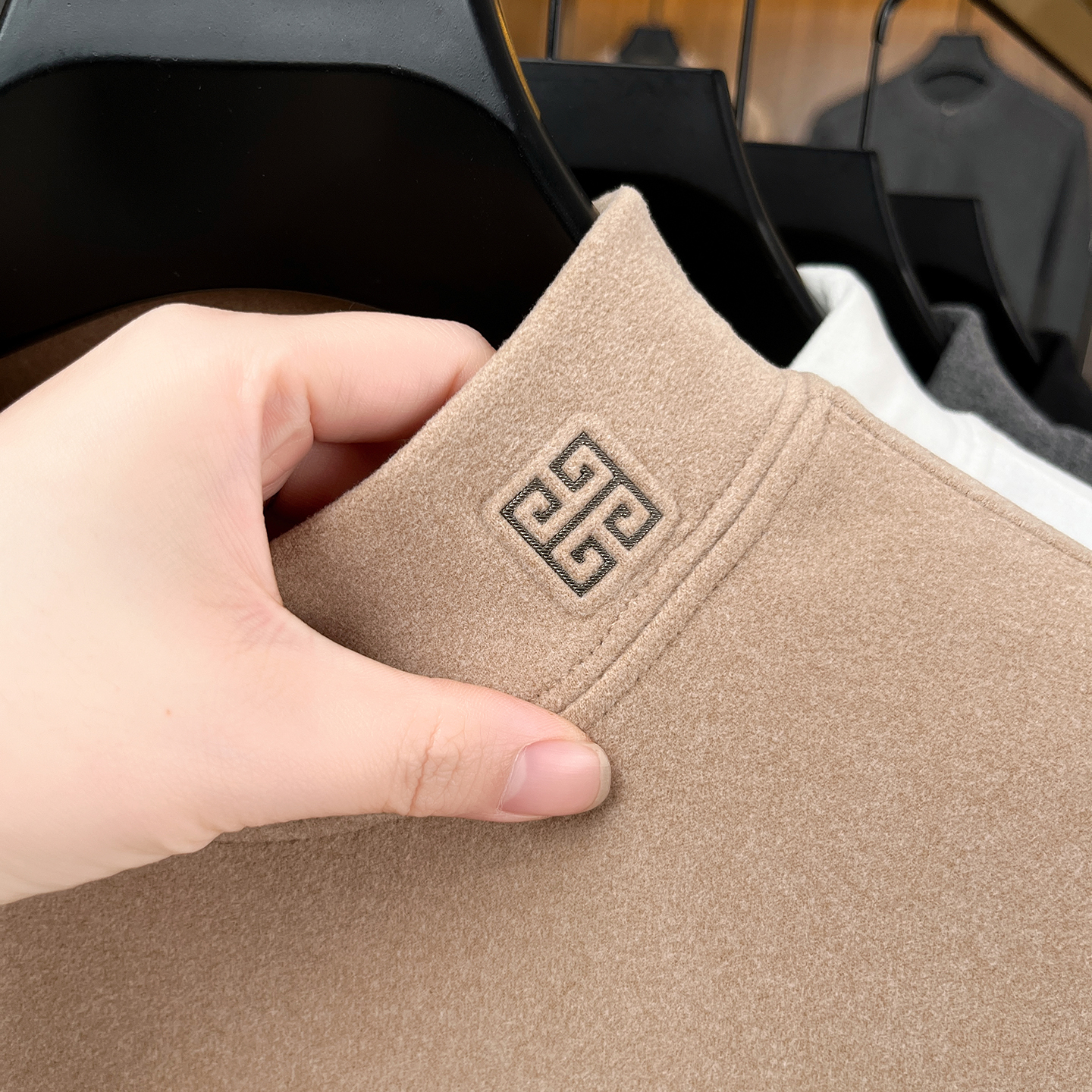 官方正品长袖t恤双面绒内搭上衣