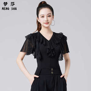 拉丁舞服闪金摩登交谊舞跳舞服