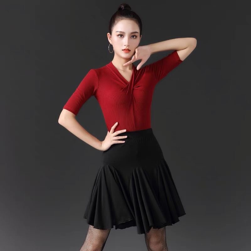 秋季拉丁舞服装套装2026新款成人女高端摩登舞蹈国标练功服交谊舞