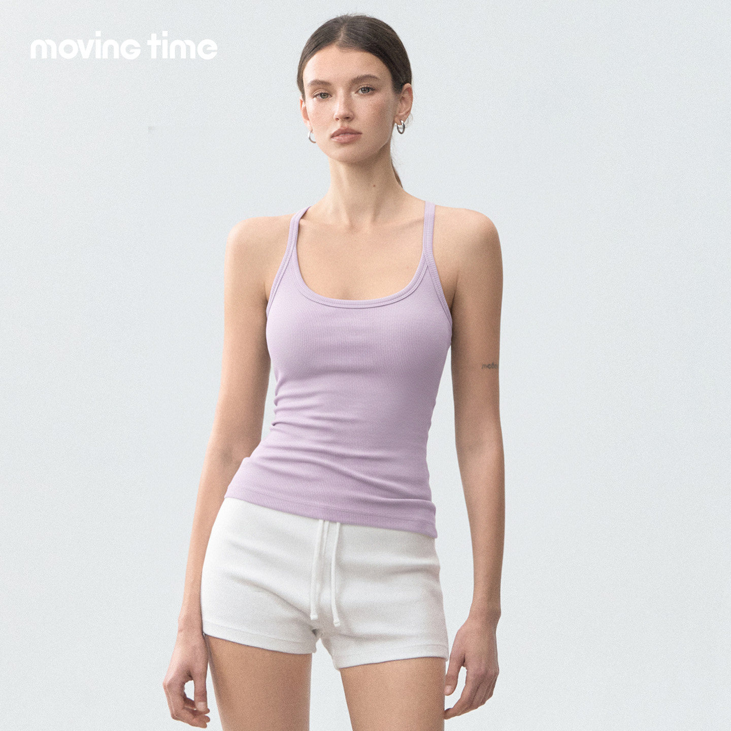 movingtime运动背心女外穿吊带瑜伽服普拉提训练健身内衣内搭bra