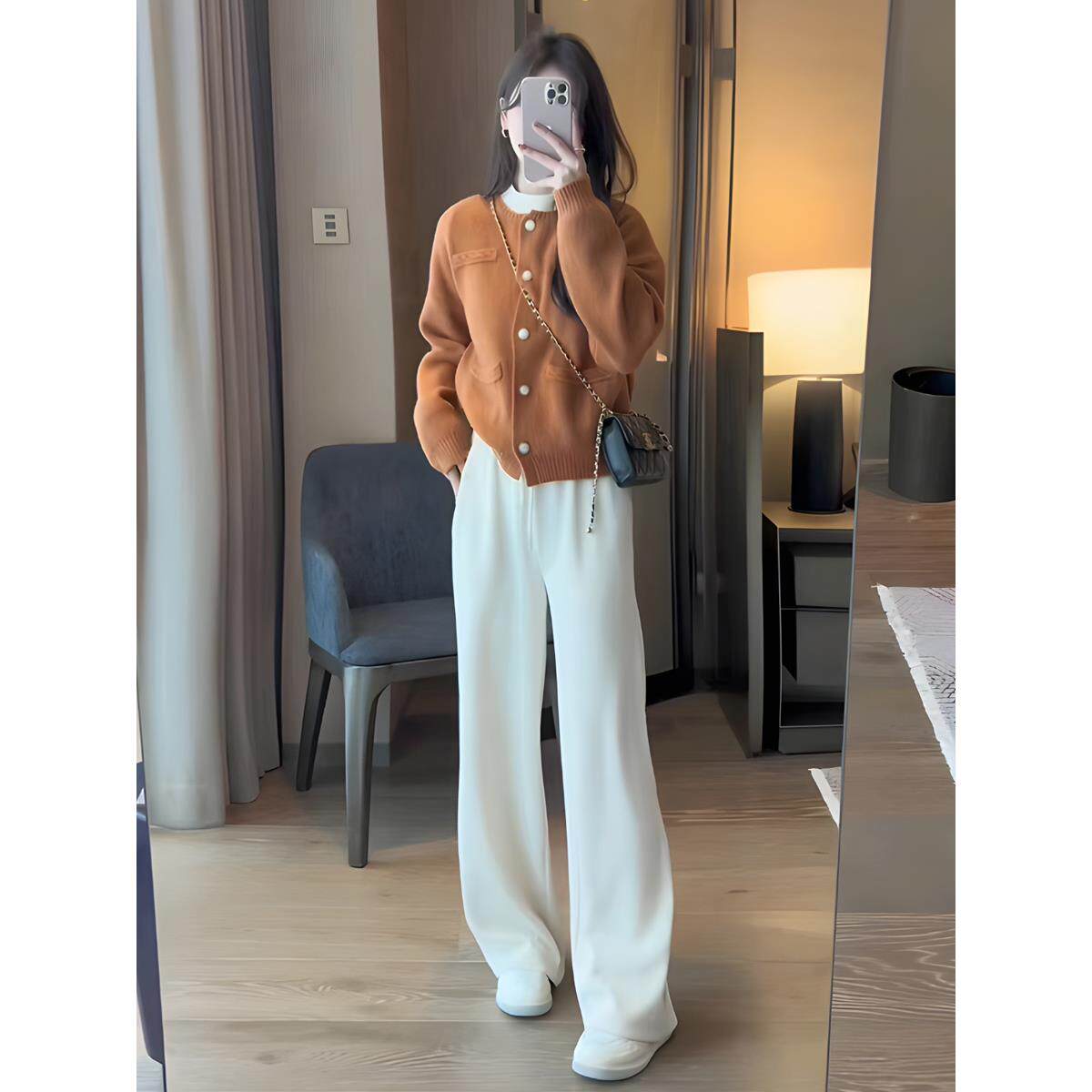 JOYIASS2025新款女春装搭配一整套韩系穿搭时尚气质上衣盐系高级