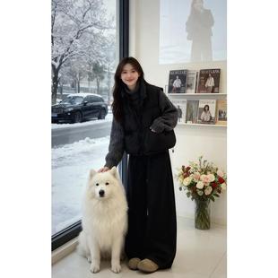 JOYIASS韩式慵懒chic套装高级感复古开衫外套内搭打底衫显瘦半身