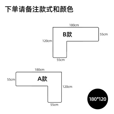 高档实木转角双人书桌书架组合卧室l型角落电脑学习桌 家用拐角办