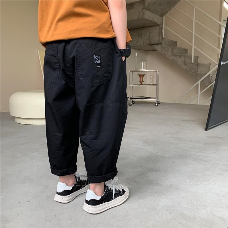 男童夏装长裤中小童夏季2023男孩儿童宽松休闲裤新款韩版薄款裤子
