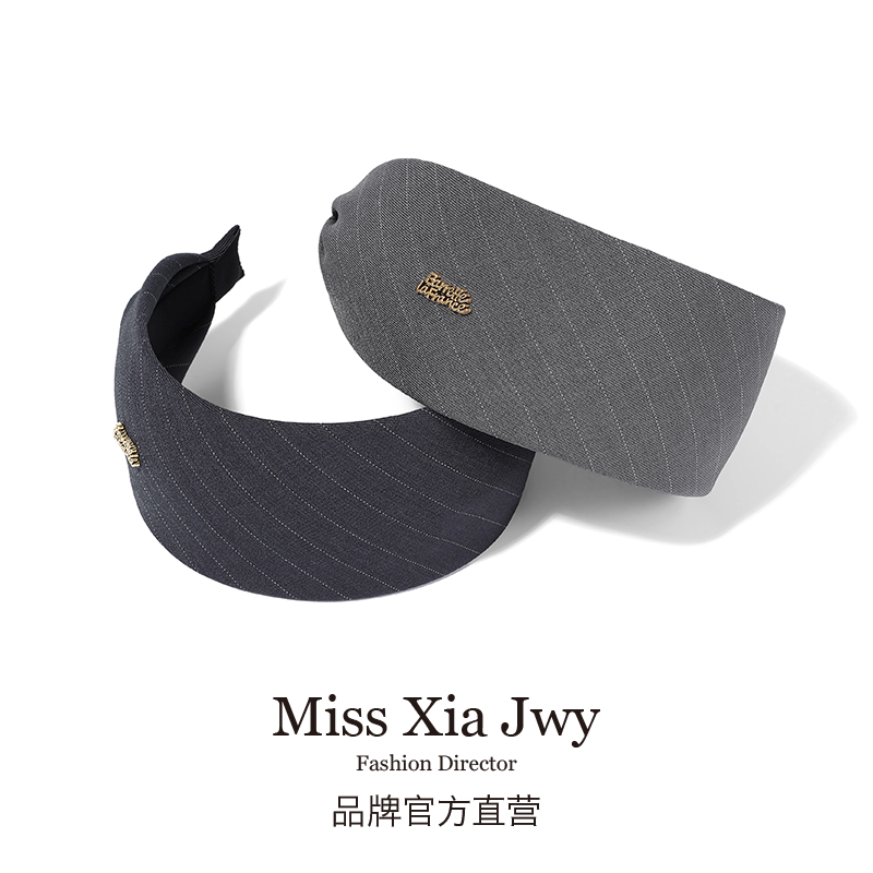 气质宽边发箍高级感轻奢头箍