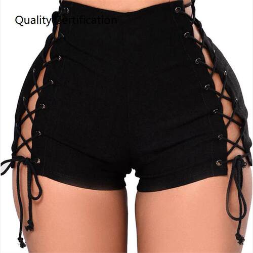 Thighdenimlacshortj