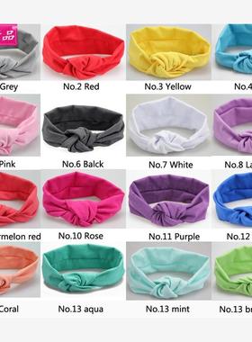 kids girl Headwear baby Headband elastic hair accessories 带
