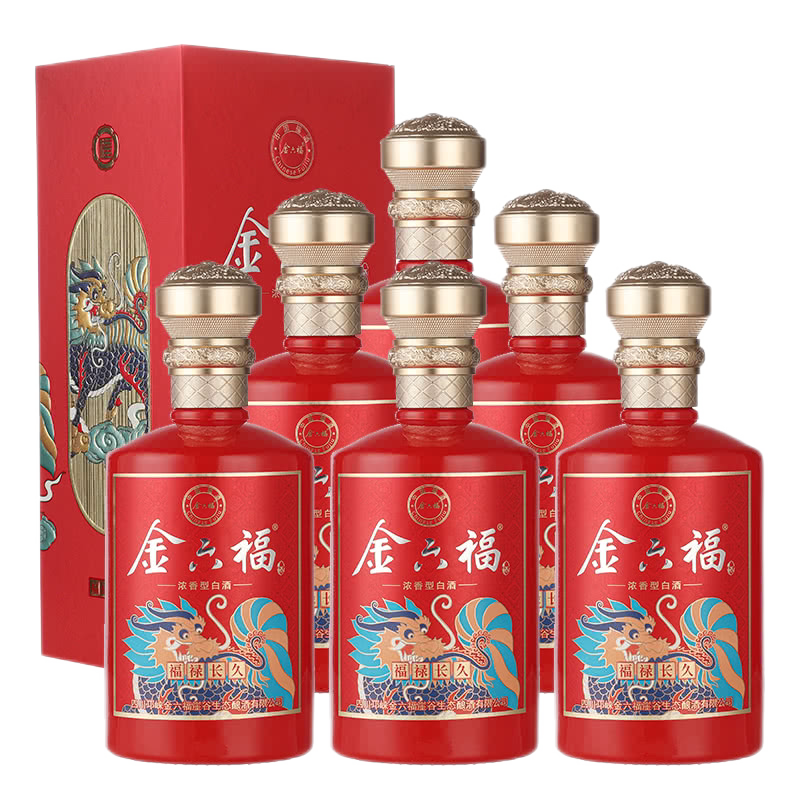 金六福福禄长久纯粮食白酒
