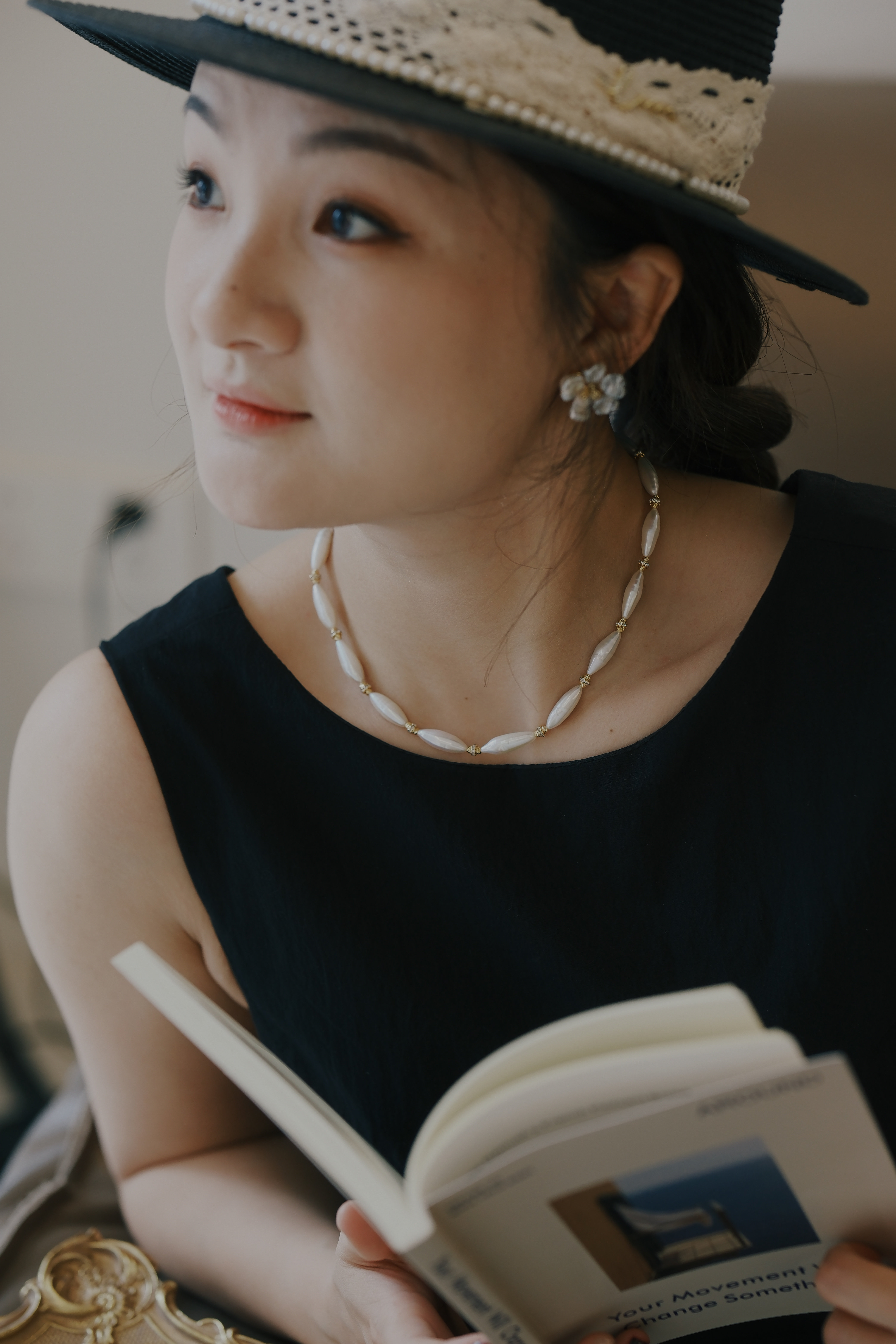 美到没有形容词人鱼眼泪珍珠项链