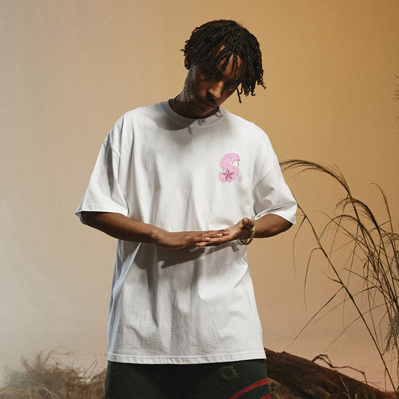 STA短袖宽松男女生融化星标潮牌