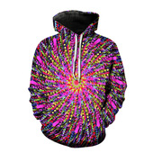 tie 3D扎染宽松长袖 dye long hoodie loose sleeved 连帽卫衣