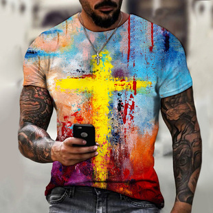 Ink digital shirt short printing sleeve splash