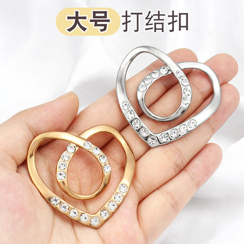 高档衣角打结扣体恤衬衣衬衫衣服下摆固定多功能装饰飘带丝巾扣环