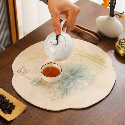 茶席中式轻奢桌旗防水