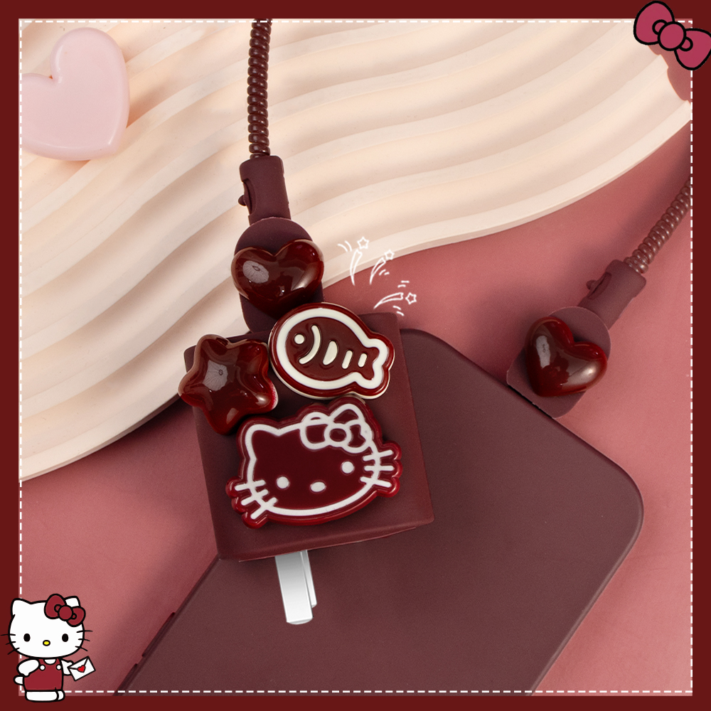 充电器数据线保护套硅胶贴片新款