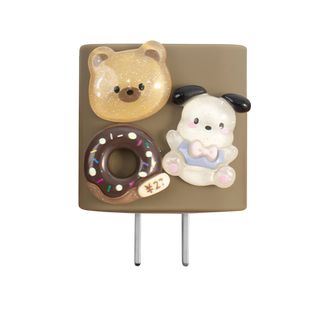 适用iPhone15Promax充电器数据线保护套甜甜圈小熊款iPhone14数据线13Pro防折绕绳12手机壳ipad2022充电器套