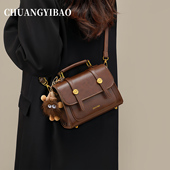 超火高级感小方包包女2025新款 秋冬轻奢百搭剑桥包斜挎通勤手提包