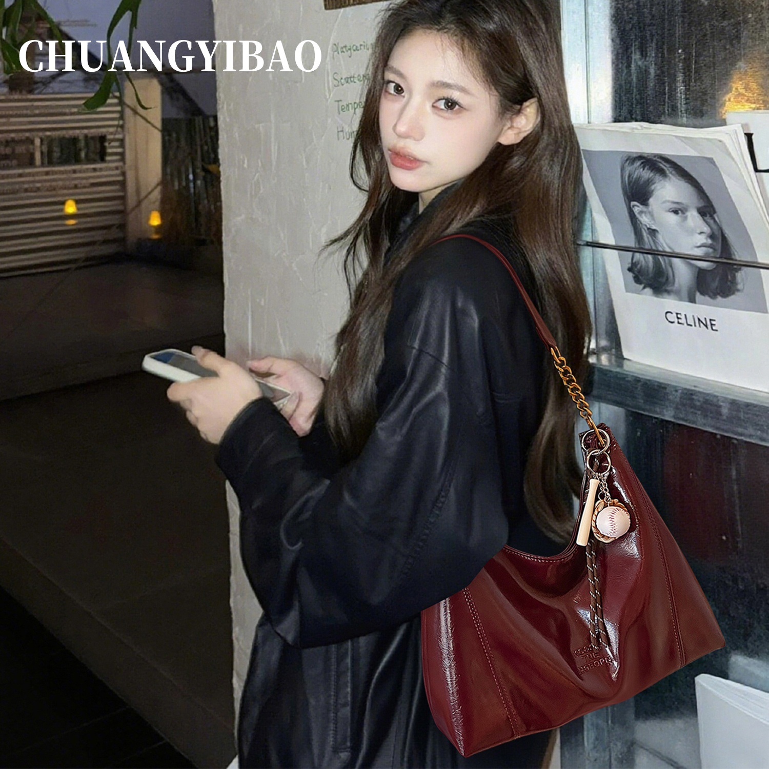 【品牌直营】大容量腋下托特包