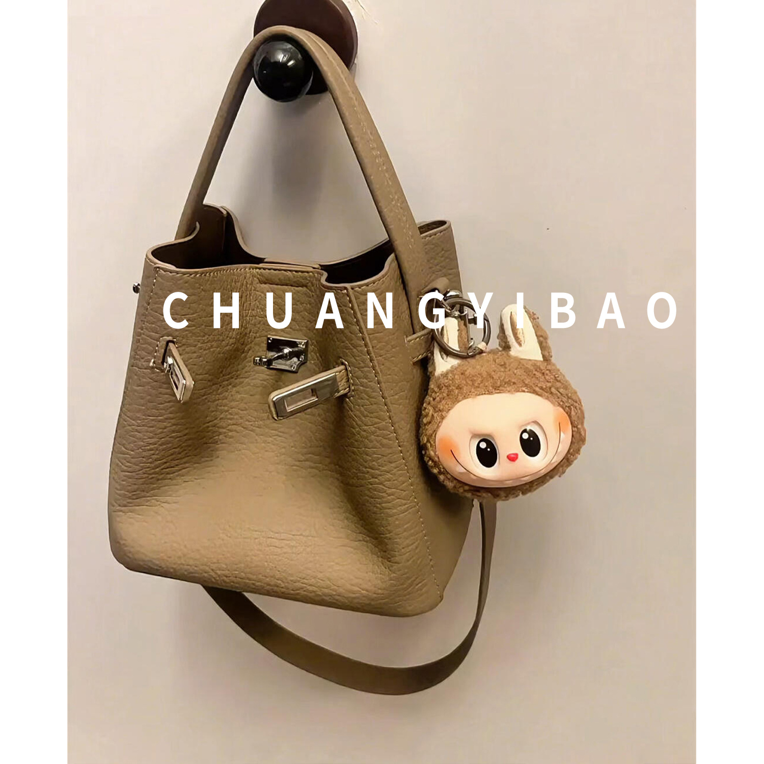 【品牌直营】荔枝纹单肩水桶包