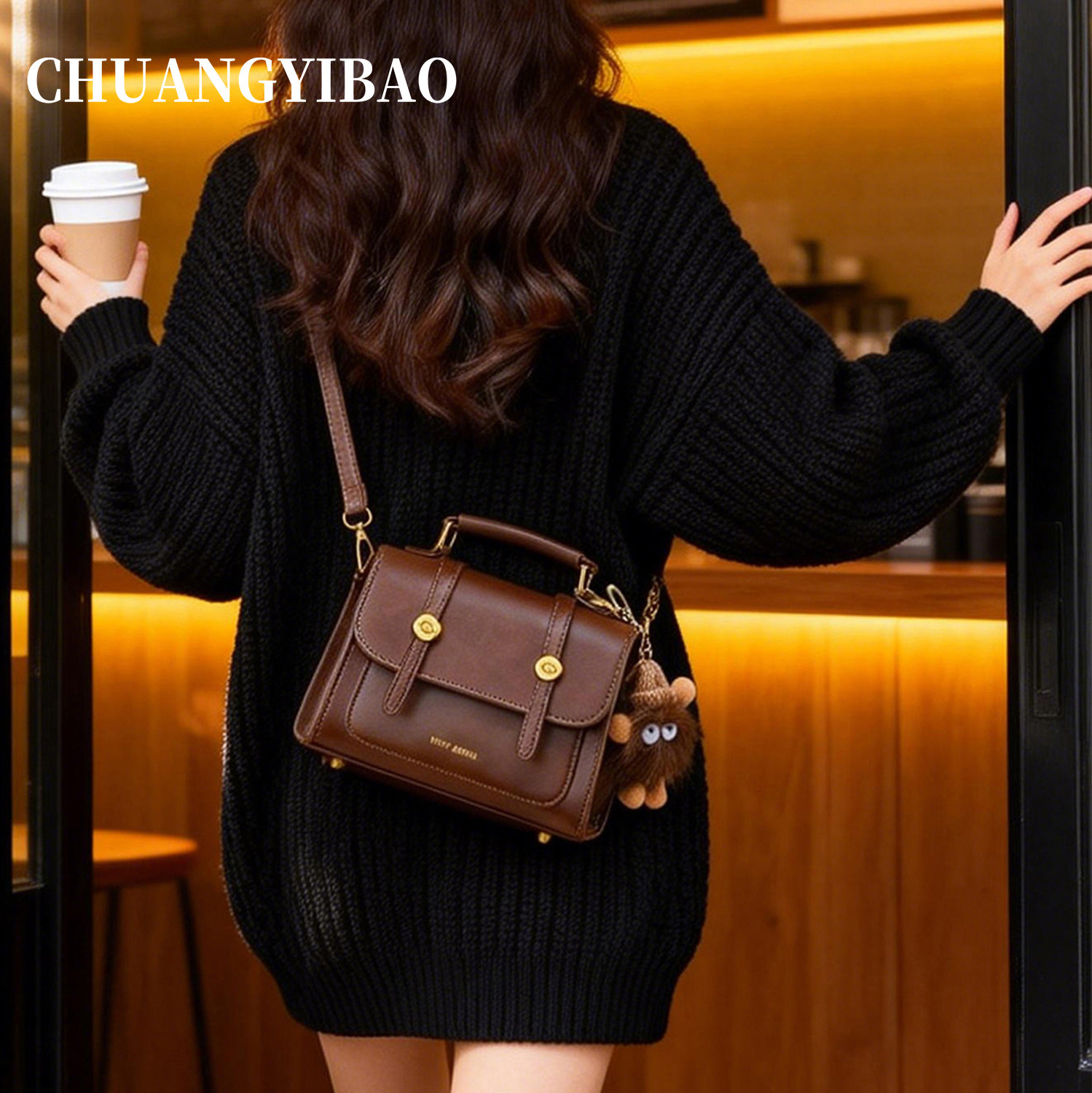 英伦风小方包包女式2026新款高级感轻奢小众手提斜挎包日常通勤包