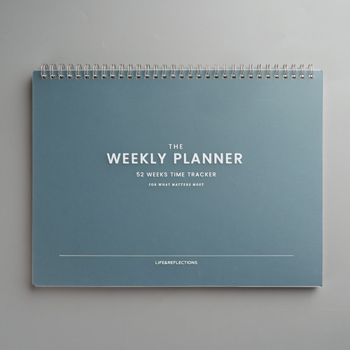 timetracker磨砂软面周计划本A4