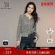 毛针织衫 2025秋季 新款 XG雪歌XK311029A581镂空长袖 羊毛开衫 外套女