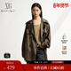 雪歌XK108008A543中长款 休闲风衣2025春季 新款 长袖 翻领外套女