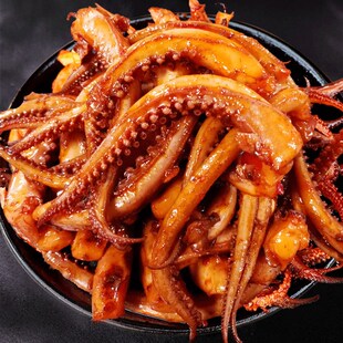 香辣鱿鱼须休闲好吃的鱿鱼即食鱿鱼仔网红学生麻辣小吃零食八爪鱼