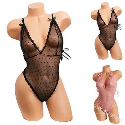 Sexy lingerie one-piece sexy pajamas, lace one-piece women