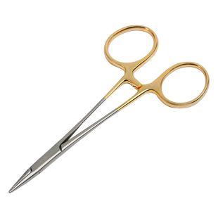 天工金柄持针器带剪持针钳美容整形缝合金燕夹针器双眼皮埋线口腔