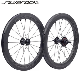 SILVEROCK SR38C 碳纤维小布英布外5速16寸349轮组折叠车74/112mm