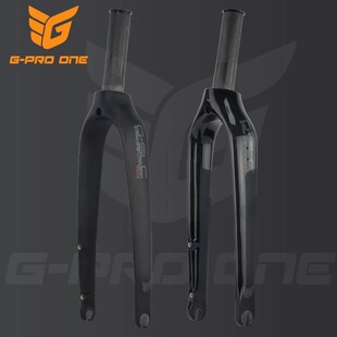 GPROONE 折叠车20寸碳纤维碟刹前叉 451折叠自行车轻量风行D8改装