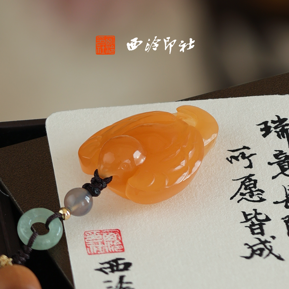 西泠印社燕语报春燕子玉印章书法闲章定制篆刻石材姓名章私人印章文玩手把件中国风生日礼物招财摆件节日送礼