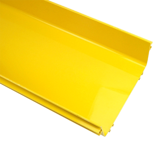 VXF光纤槽道尾纤槽机房走线架机柜跳线综合布线理线槽PVC/ABS黄色阻燃塑料桥架通信三网合一光纤出纤口配件