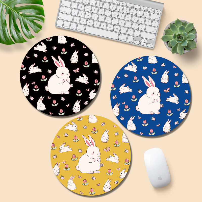 小巧便携橡胶鼠标垫支持定制