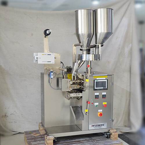 双料仓颗立式包机 RF-50BA2调料包化妆品包装机粒 联排异型袋双装
