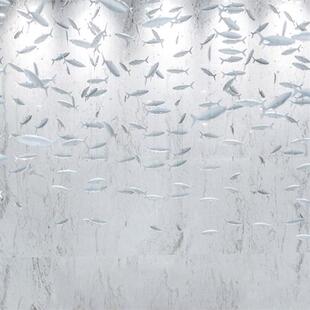 琉璃艺术海洋主题鱼群创意装饰吊饰美容会所餐厅酒店大堂组合吊灯