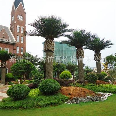 人造假海藻树椰子树人造仿真树假海枣树仿真园林景观工程仿真绿化