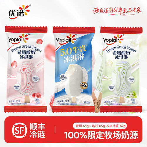 冰淇淋雪糕多种口味混合