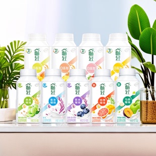 伊利畅轻酸奶青提西柚芒果苹果西梅马蹄爆珠草莓黄桃 包邮 顺丰