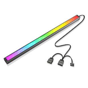 酷月钻石白色电脑装饰灯带磁吸幻彩5V主板神光同步条ARGB机箱灯条