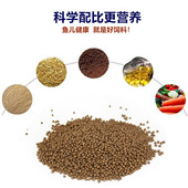 渔场自用鱼饲料锦鲤草金小金鱼漂浮饲料观赏鱼通用膨化饲料