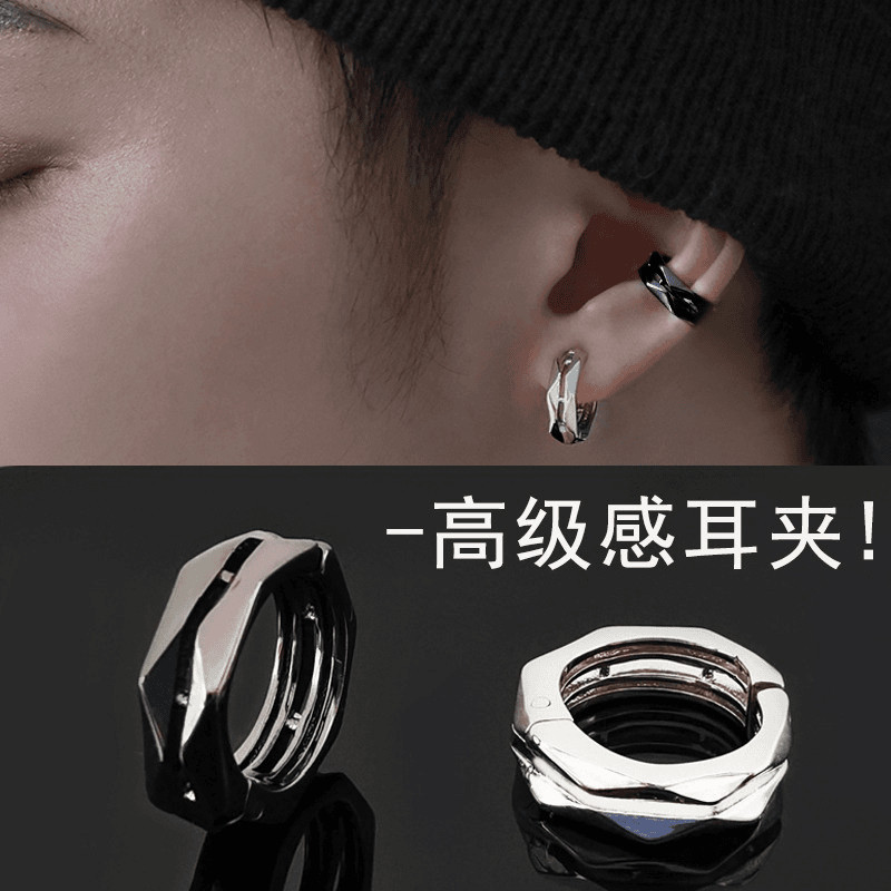 无痛耳夹无耳洞女耳骨夹小众耳饰