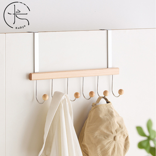 门后挂钩可折叠卧室门上挂衣架钥匙包包挂架免打孔卫生间置物架子